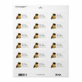 Cat retouradreslabel Etiket (Full Sheet)