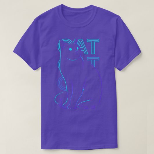 Cat Retro Cft T-shirt (Design voorkant)