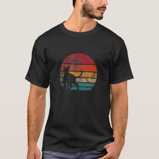 Cat Retro-stijl T-shirt