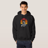 Cat  Retro Sunset Cat Sunset I Cat Hoodie (Voorkant volledig)