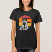 Cat  Retro Sunset Cat Sunset I Cat T-shirt (Voorkant)