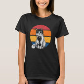 Cat  Retro Sunset Cat Sunset I Retro Cat T-shirt (Voorkant)