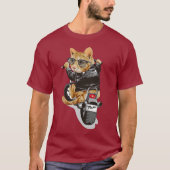 Cat Rider T-shirt (Voorkant)