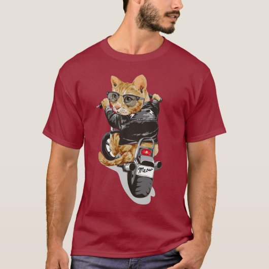 Cat Rider T-shirt (Voorkant)