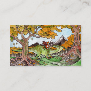 Cat Rides a Dinosaur Visitekaartje