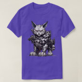 Cat Roboter 2 T-shirt (Design voorkant)