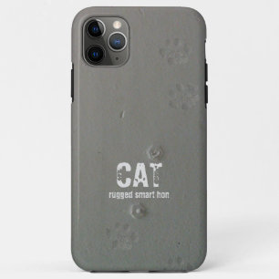 CAT robuuste slimme hond met schattige poten Case-Mate iPhone Case