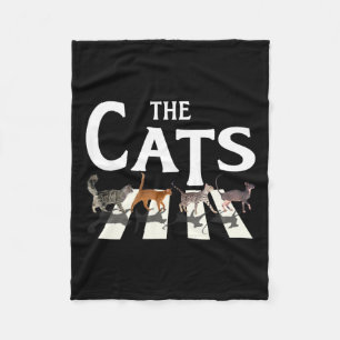 Cat Rock Muziek Grappige Kat Liefhebber Gifts Voor Fleece Deken
