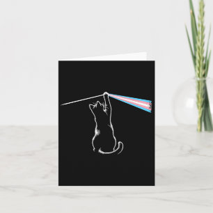 Cat Rock Muziek Trans Pride LGBT Transgender Cat L Kaart