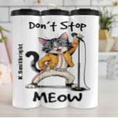 Cat Rock-ster houdt niet op met miauwen Thermosbeker