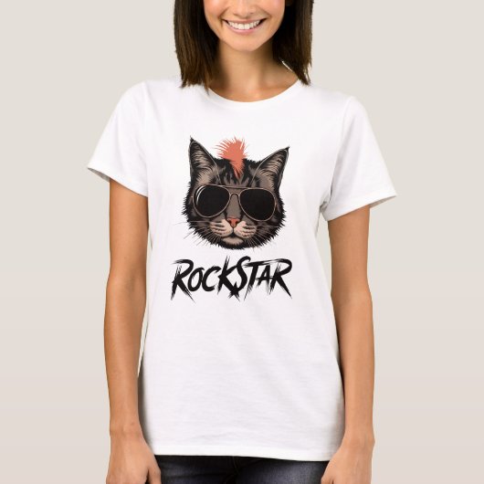 Cat Rock T-shirt (Voorkant)