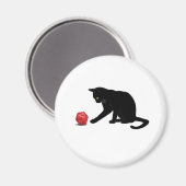 Cat Rolling Dice RPG Rol Spelen Games Gaming Lov Magneet (Voorkant / Achterkant)