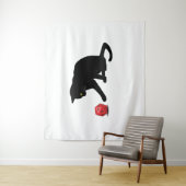 Cat Rolling Dice RPG Rol Spelen Games Gaming Lov Wandkleed (In situ)