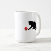 Cat Rolling Dice RPG rollspellen Koffiemok (Voorkant rechts)