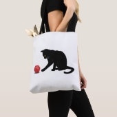 Cat Rolling Dice RPG rollspellen Tote Bag (Dichtbij)