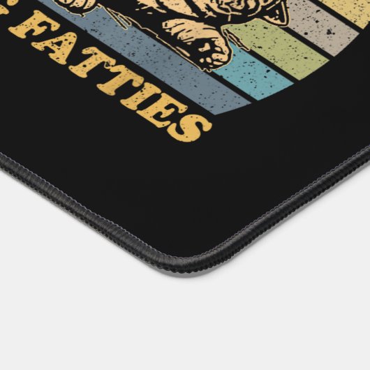 Cat Rolling Fatties Grappig Bureaumat (Hoek)