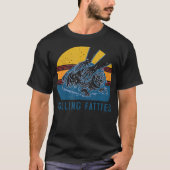 Cat Rolling Fatties Grappig T-shirt (Voorkant)