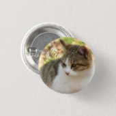 Cat Ronde Button 3,2 Cm (Voorkant /achterkant)