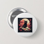 CAT RONDE BUTTON 5,7 CM (Voorkant /achterkant)