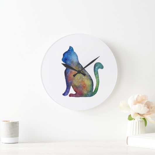 Cat Ronde (grote) wandklok (Huis)
