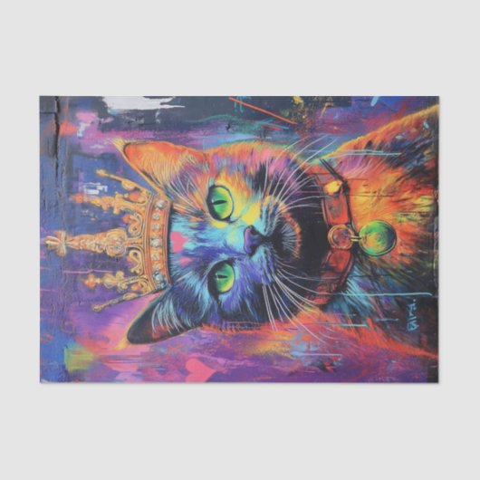 Cat Royal Highness11 Tissuepapier (Voorkant)