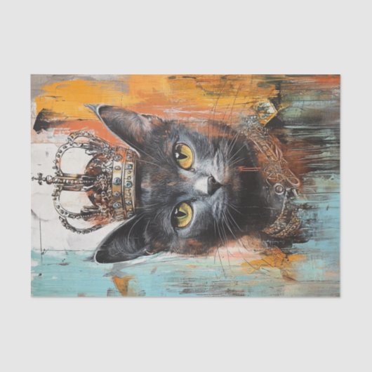 Cat Royal Highness15 Tissuepapier (Voorkant)