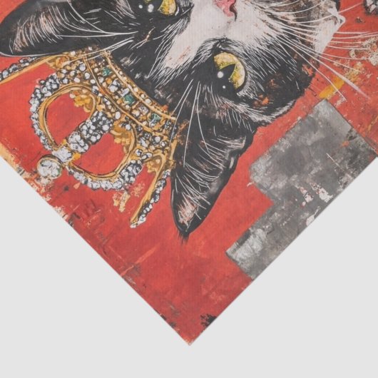 Cat Royal Highness1 Tissuepapier (Detail)