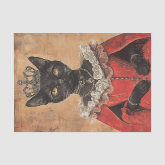 Cat Royal Highness2 Tissuepapier (Voorkant)