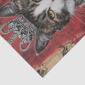 Cat Royal Highness6 Tissuepapier (Detail)