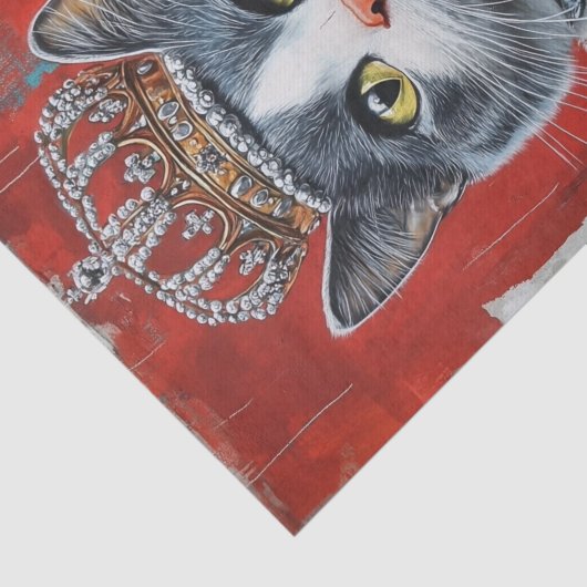 Cat Royal Highness8 Tissuepapier (Detail)