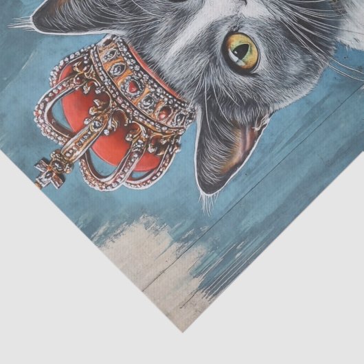 Cat Royal Highness9 Tissuepapier (Detail)