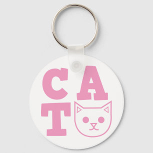CAT-roze Sleutelhanger