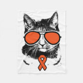 CAT RSD CRPS-bewustzijn Fleece Deken (Voorkant)