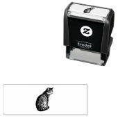  CAT RUBBER STEMP  ZELFINKTENDE STEMPEL (In situ)