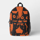 Cat rugzak | Schattigee Back to School tas voor ki (Voorkant)