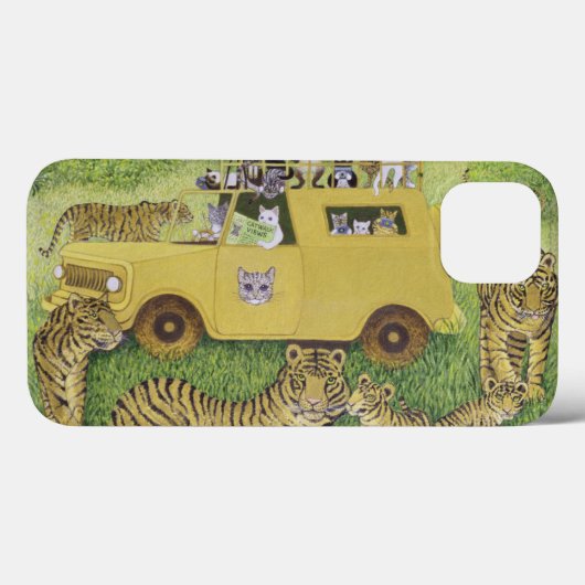 Cat Safari Case-Mate iPhone Case (Achterkant (horizontaal))