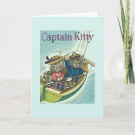  Cat Sailing Note Kaart