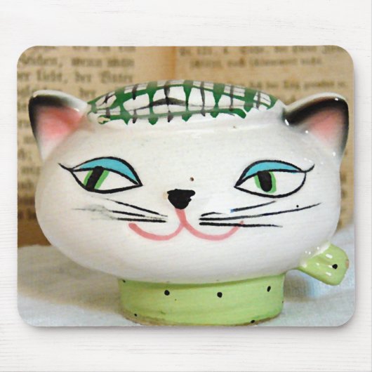 Cat Salt Shaker uit 1958 Muismat (Voorkant)