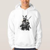 Cat Samurai katana Hoodie (Voorkant)