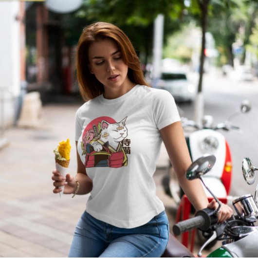 Cat Samurai T-shirt