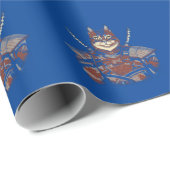 Cat Samurai Warrior Japans Cadeaupapier (Rol Hoek)