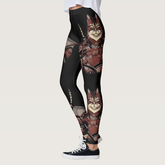 Cat Samurai Warrior Japans Leggings (Links)