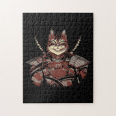 Cat Samurai Warrior Japans Legpuzzel (Verticaal)