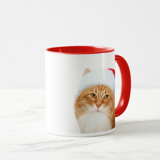 Cat Santa Claus Mok (Voorkant rechts)