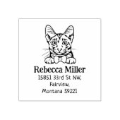Cat Savannah Retouradres Rubberstempel (Afrduk)