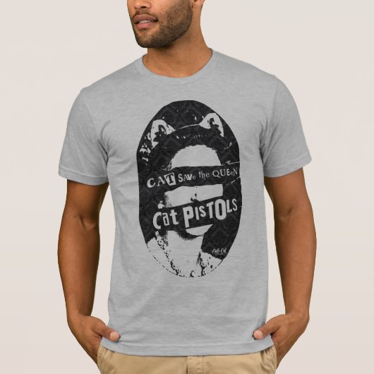 Cat Save the Queen T-shirt (Voorkant)