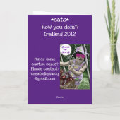 Cat Sayin' Hi Kaart (Achterkant)