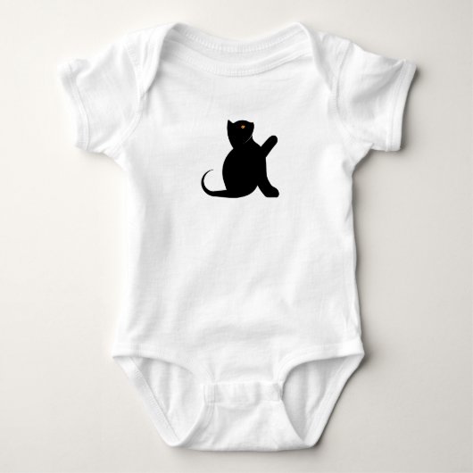 Cat Saying Hello Romper (Voorkant)