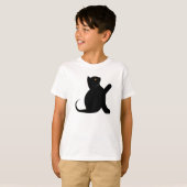 Cat Saying Hello T-shirt (Voorkant volledig)