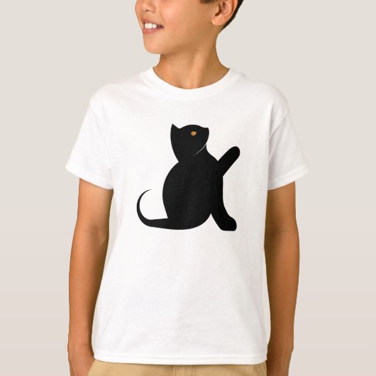 Cat Saying Hello T-shirt (Voorkant)